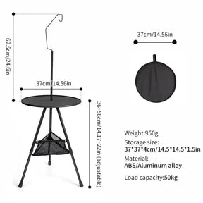 Camping Round Table - Ultralight&Portable