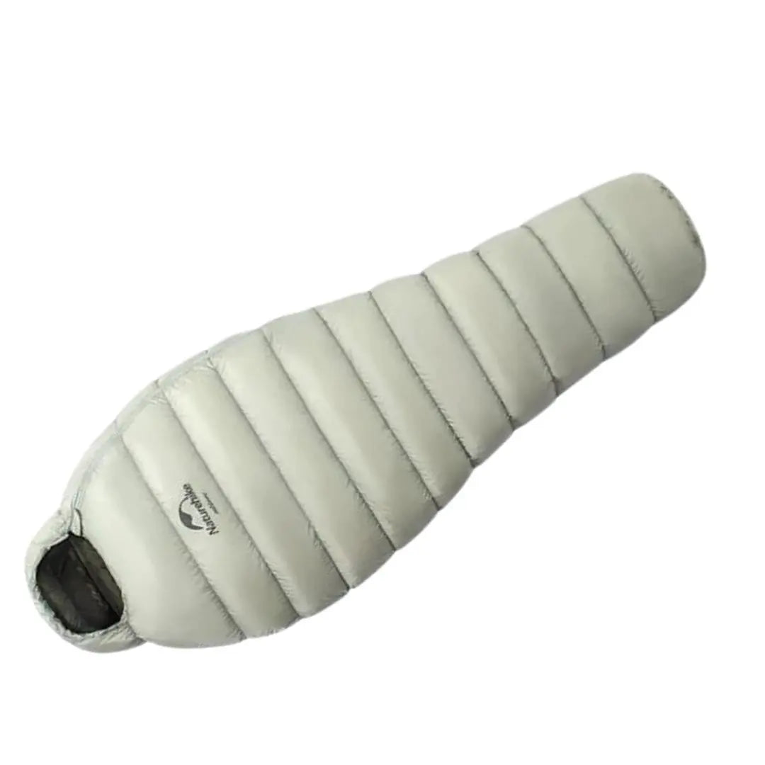 Outdoor Mummy Single Sleeping Bag - 90% Goose Down, Ultralight, Warm for Winter Camping