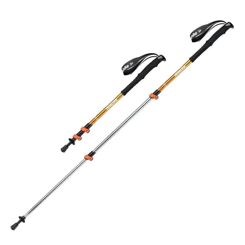 Ultralight Trekking Pole - Collapsible Telescopic Walking Stick for Adults and Children