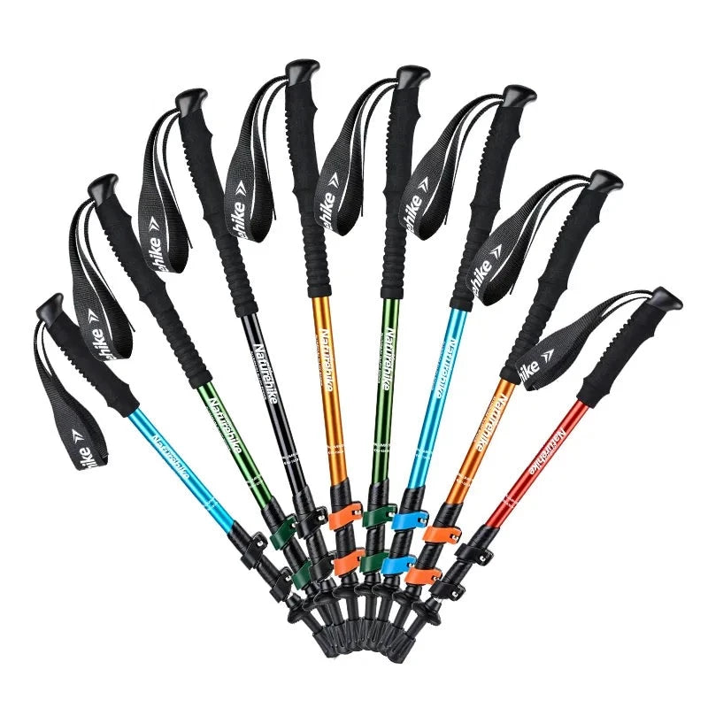 Ultralight Trekking Pole - Collapsible Telescopic Walking Stick for Adults and Children