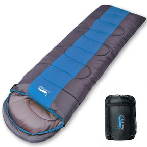 Desert&Fox Lightweight Camping Sleeping Bag - 4 Season, Warm & Cold Envelope Design