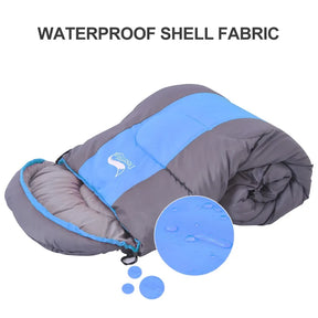 Desert&Fox Lightweight Camping Sleeping Bag - 4 Season, Warm & Cold Envelope Design