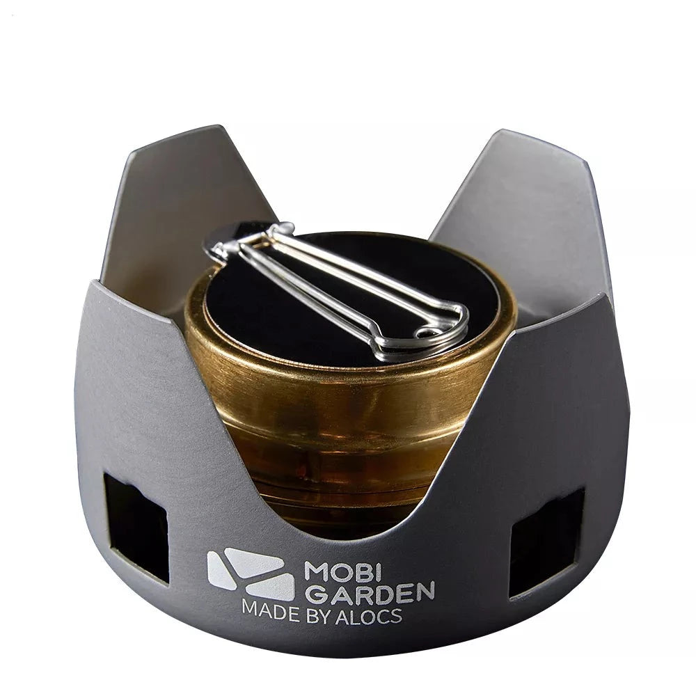 MOBIGARDEN Ultralight Alcohol Stove: Compact Outdoor Cooking