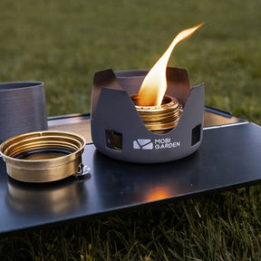 MOBIGARDEN Ultralight Alcohol Stove: Compact Outdoor Cooking