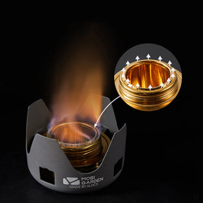 MOBIGARDEN Ultralight Alcohol Stove: Compact Outdoor Cooking