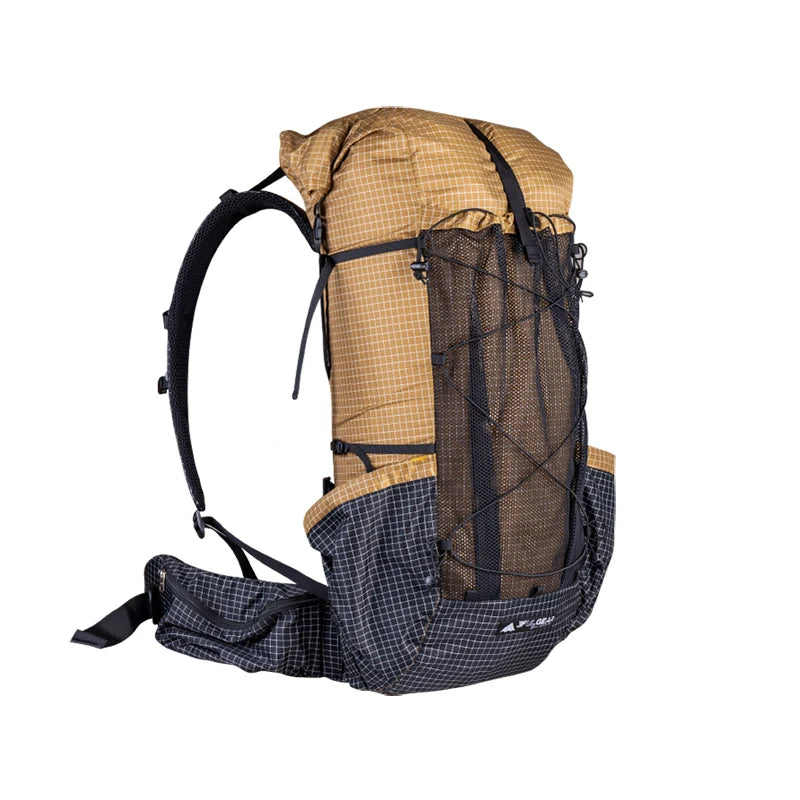 FLAME'S CREED 56L Rucksack For Camping, Backpacking, and Trekking
