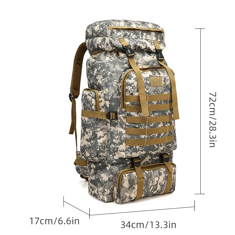 Camouflage Military backpack for Men Large Capacity and Waterproof