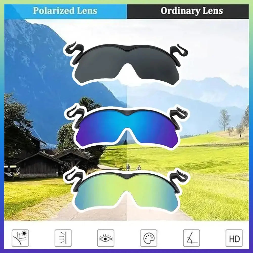 New Polarized Clip Cap Sunglasses - Eye Protection for Outdoor Adventures