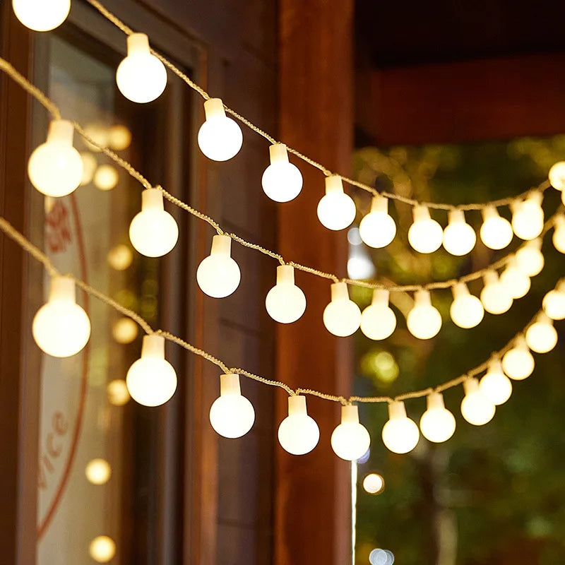 EnchantGlo Outdoor LED String Lights: Waterproof, USB/Battery Powered, Perfect for Camping, Gardens, and Events (3M/6M/10M)