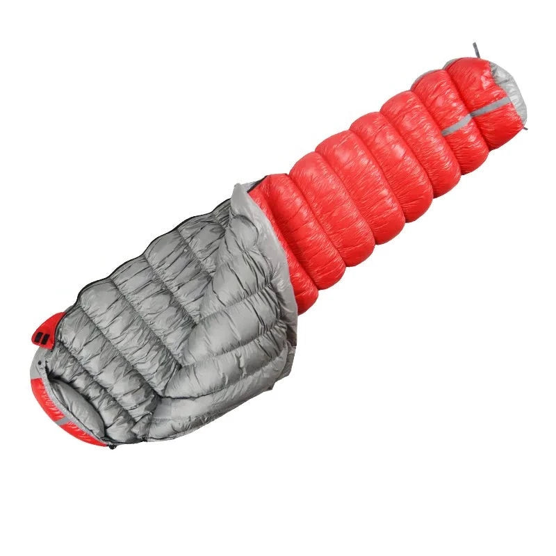 Winter-Ready Oversized Mummy Sleeping Bag - Very Warm, Ideal for Camping and Hiking Adventures