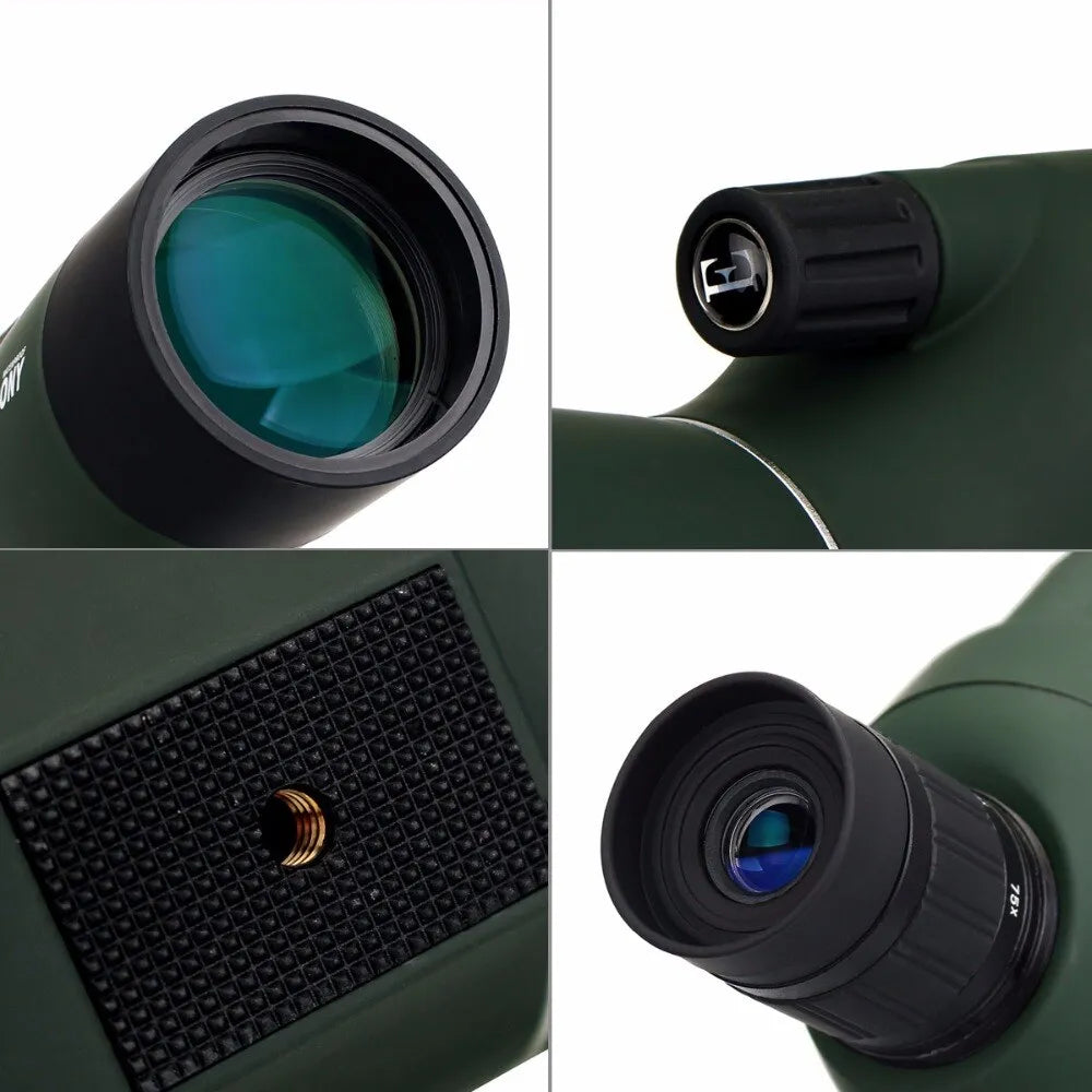 Telescope Spotting Scope - Powerful Monoculars, Binoculars, Bak4 FMC, Waterproof, with Tripod for Camping