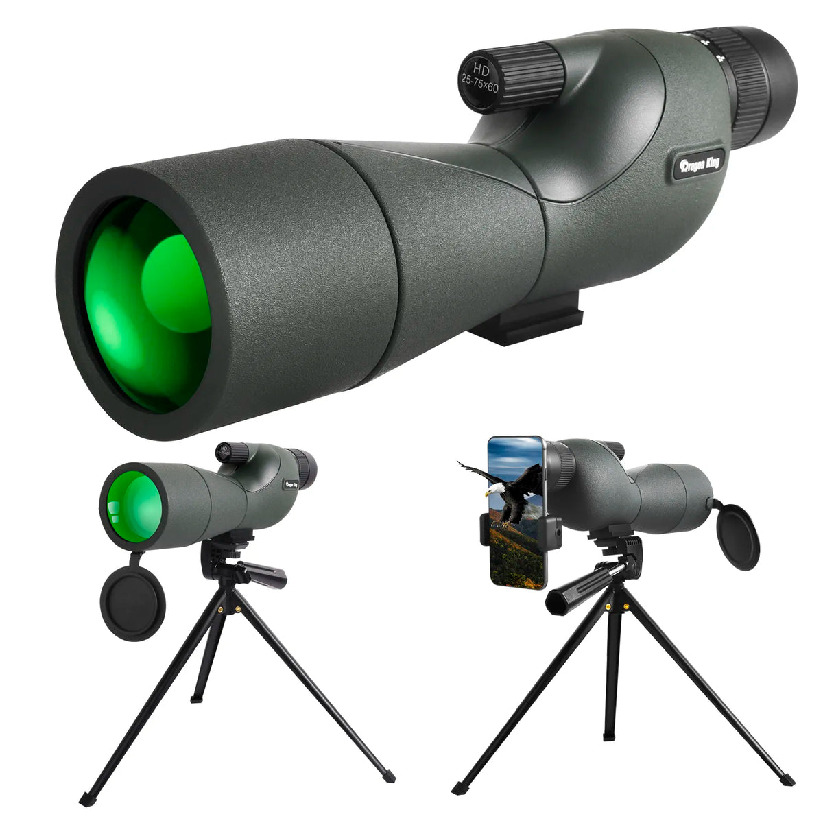 Powerful Waterproof Monocular Scope with Tripod Zoom Telescope