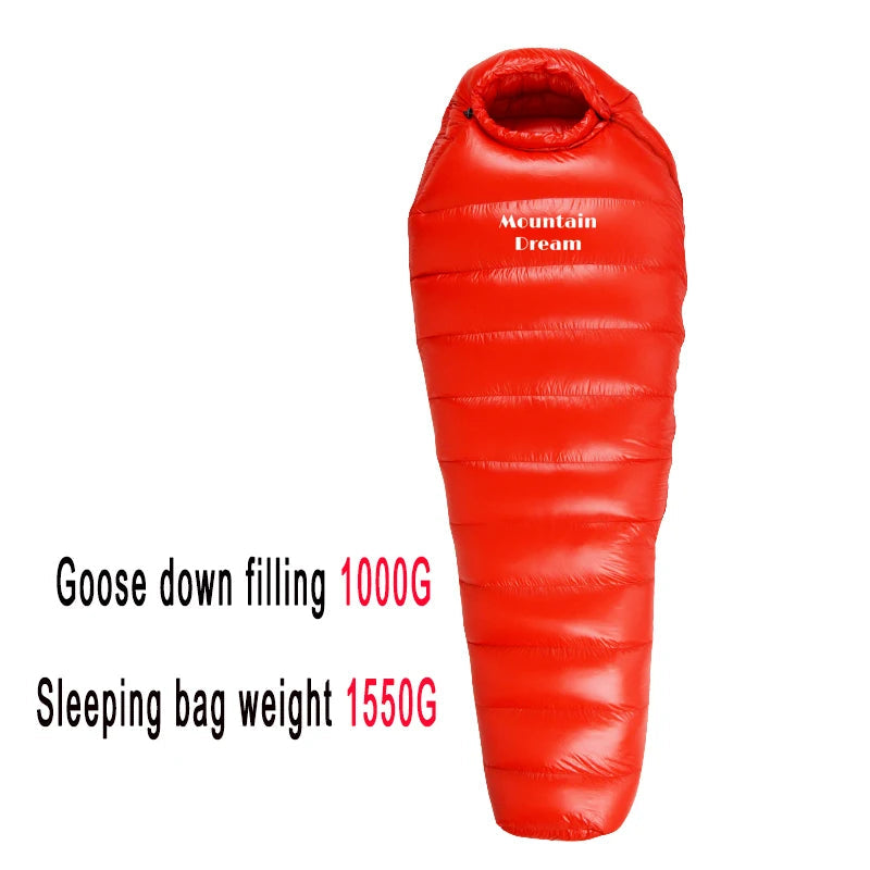 Winter Mummy Sleeping Bag – Goose Down Warmth