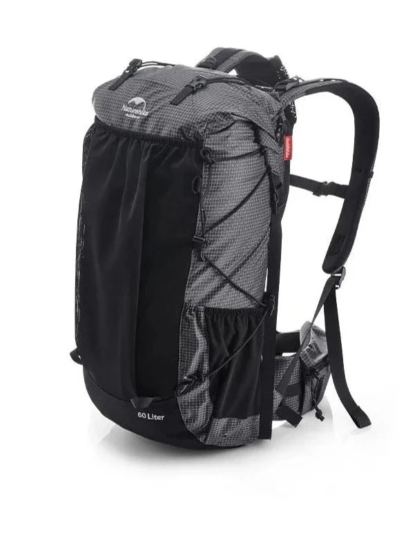 ExplorePro Adventure 60 + 5L: mochila de caminhada de grande capacidade com design ergonômico e recursos à prova d'água