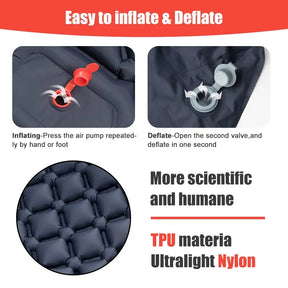 Camping Sleeping Pad Inflatable Mattress