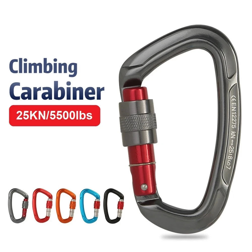 Carabiner Safety Buckle for Camping, Climbing, Hammock and more