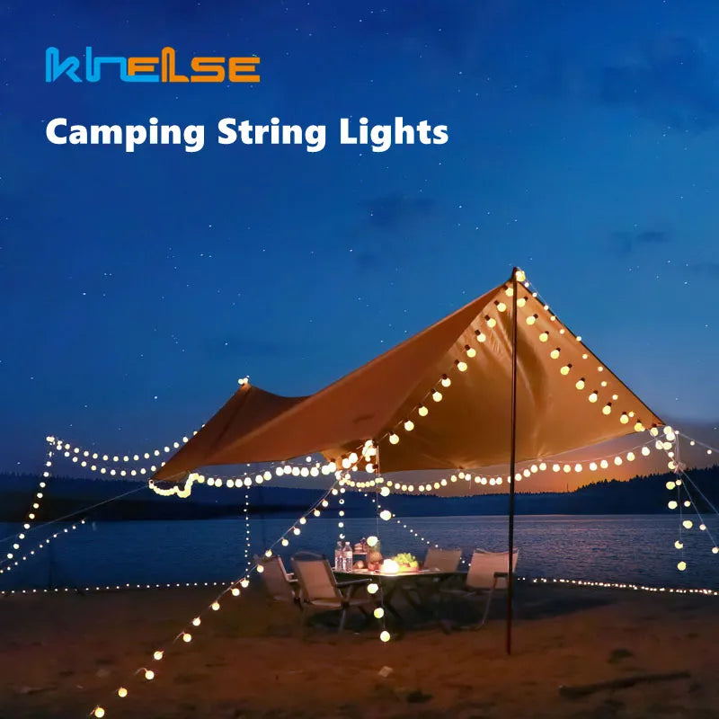 EnchantGlo Outdoor LED String Lights: Waterproof, USB/Battery Powered, Perfect for Camping, Gardens, and Events (3M/6M/10M)