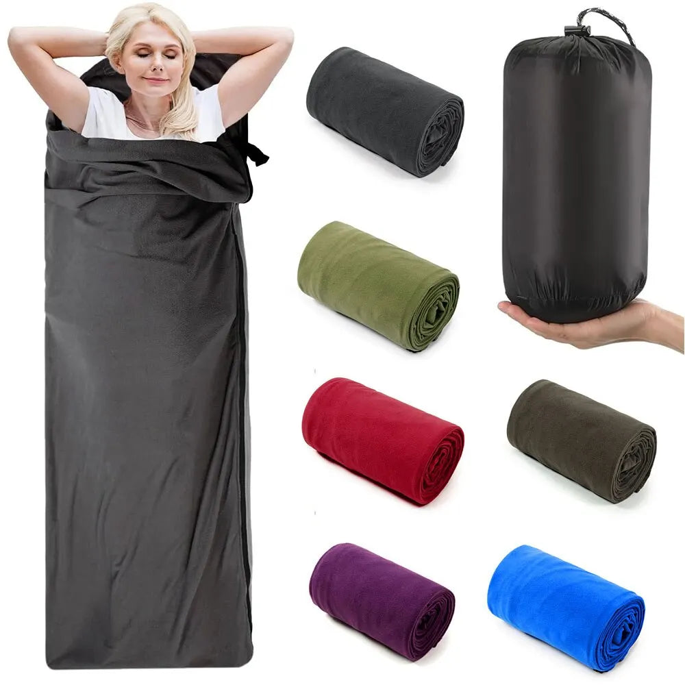 Ultra-Light Fleece Warm Sleeping Bag Liner