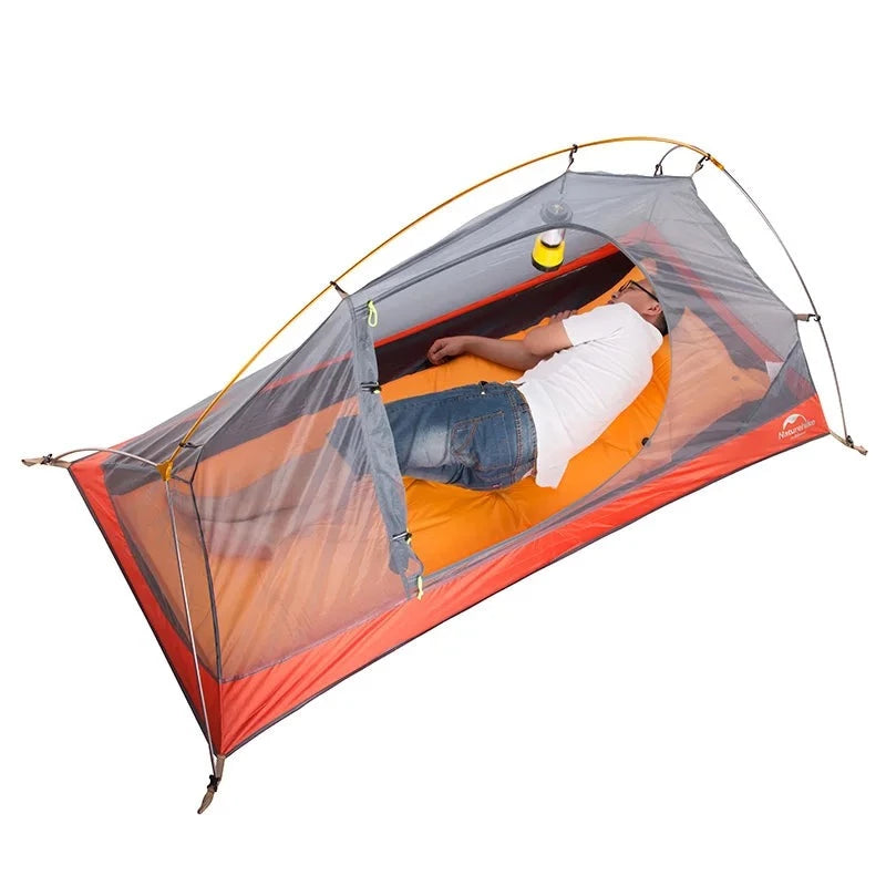 3-Season Cycling Ultralight Silicone, One Man Tent