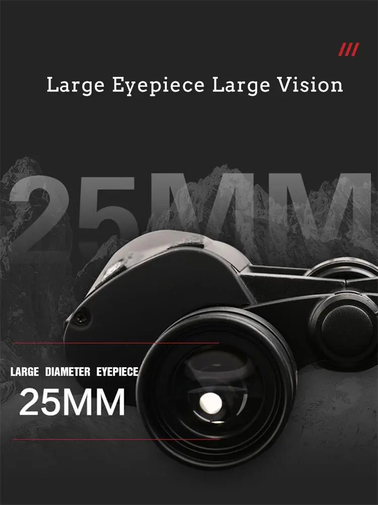 German Military 20X50 Zoom Binoculars - Long Range, HD, Low Night Vision for Camping