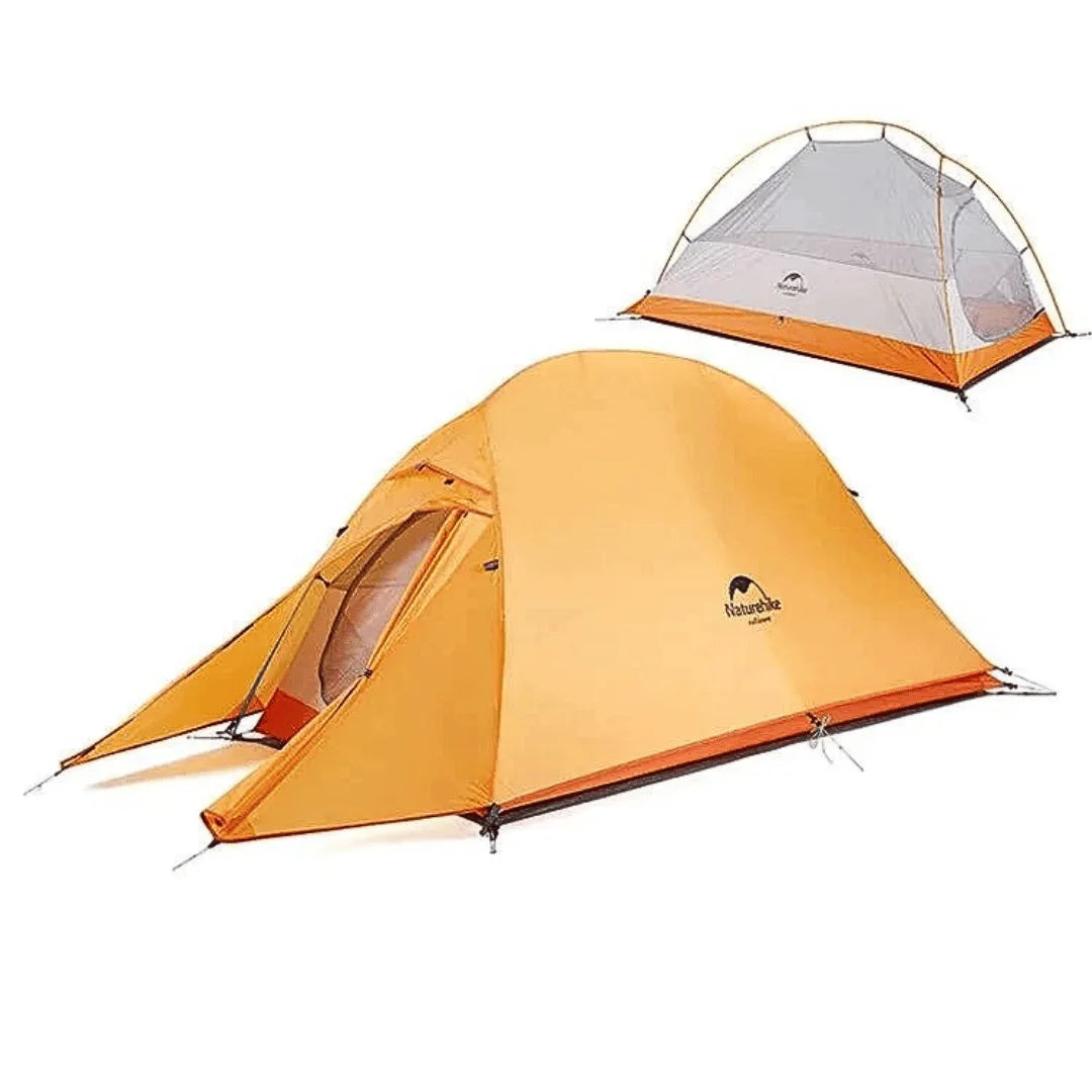 CloudUp Ultralight Waterproof Camping Tent for Outdoor Adventures - Orange