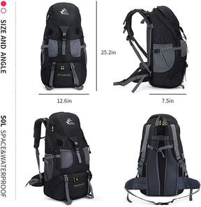 VentureFlow Backpack 50L - Lightweight Water Resistant | Hiking | Outd
Comfortable Daypack: This climbing backpack is specially designed for traveling enthusiasts, ergonomic padded shoulder straps and back support,gives you more comfor