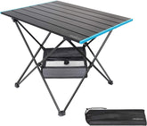  Portable Camping Table: Lightweight Aluminum Tabletop with Carry Bag for Outdoor, BBQ, Picnic, Cooking, Hiking, Fishing