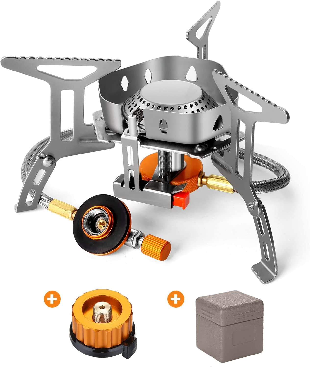 Windproof Camping Gas Stove -  Portable Collapsible Outdoor Camping Stove 